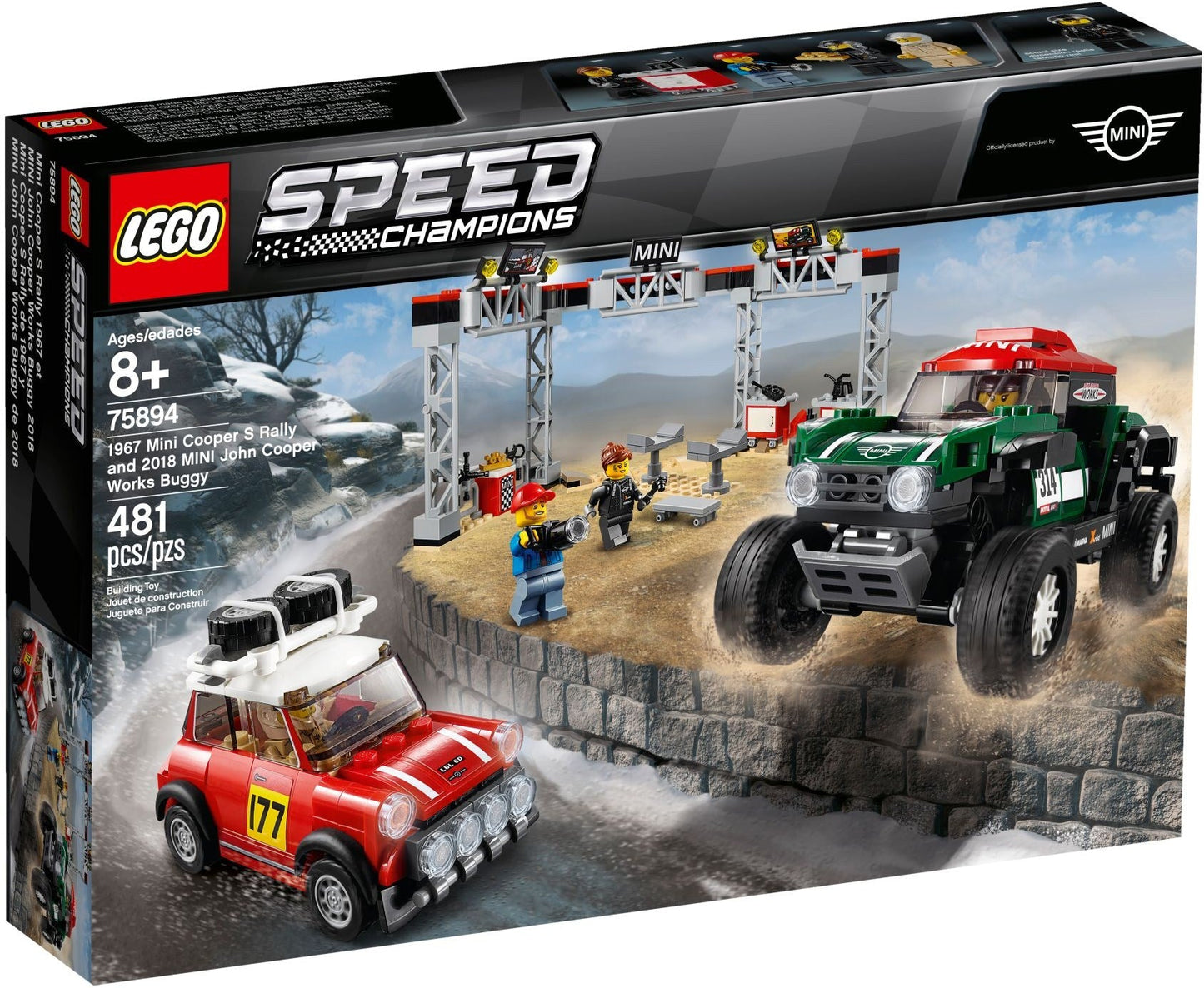 LEGO 75894 Mini Cooper S Rally & JCW Buggy