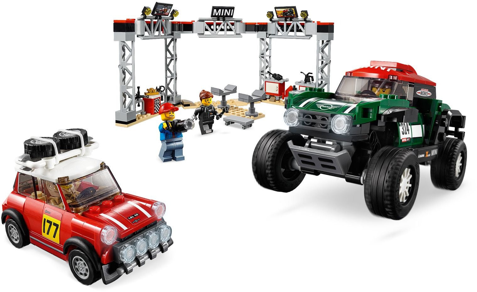 LEGO 75894 Mini Cooper S Rally & JCW Buggy - SuperSaverAU - view 2