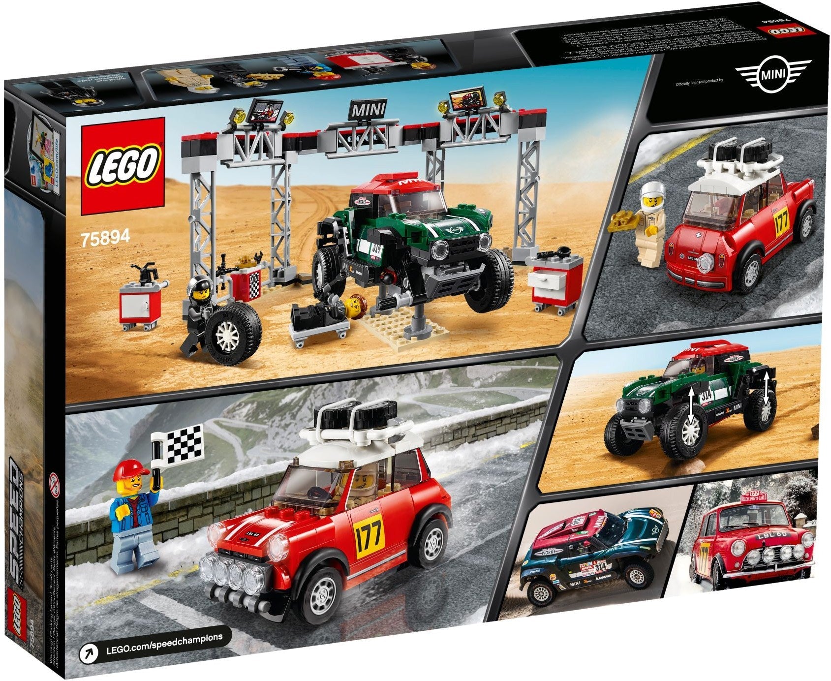 LEGO 75894 Mini Cooper S Rally & JCW Buggy - SuperSaverAU - view 4