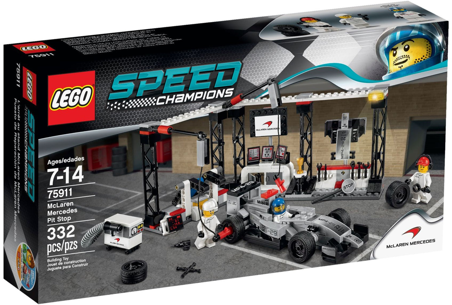 LEGO Speed Champion 75911 McLaren Mercedes Pit Stop- Auzzi Store