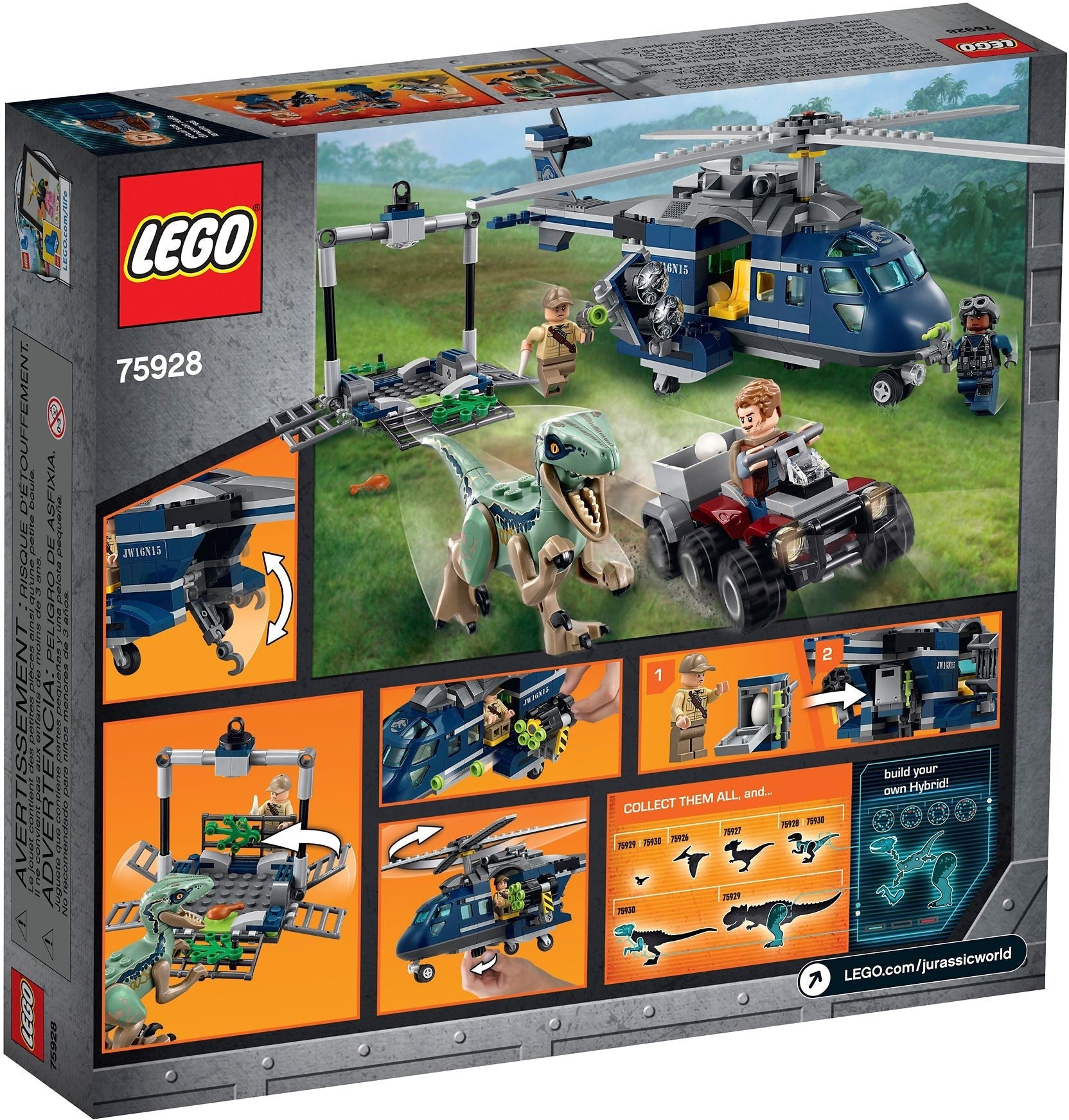 LEGO 75928 Blue's Helicopter Pursuit: Rescue Mission - SuperSaverAU - view 4
