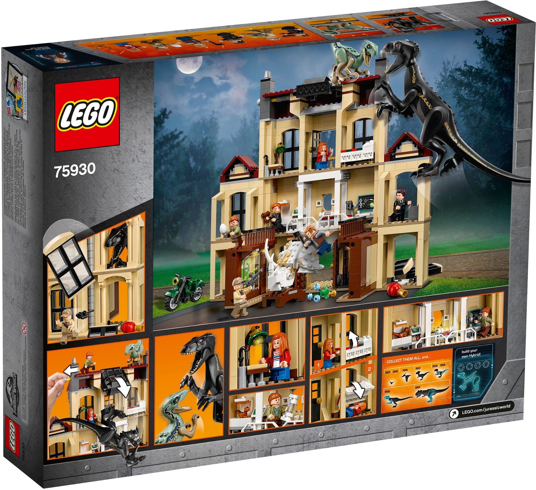 LEGO 75930 Jurassic World Indoraptor Rampage - SuperSaverAU - view 4