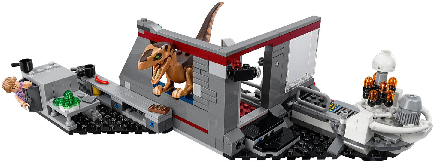 LEGO 75932 Jurassic Park Velociraptor Chase Control Room Playset