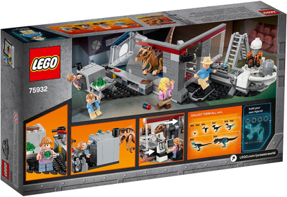 LEGO 75932 Jurassic Park Velociraptor Chase Control Room Playset