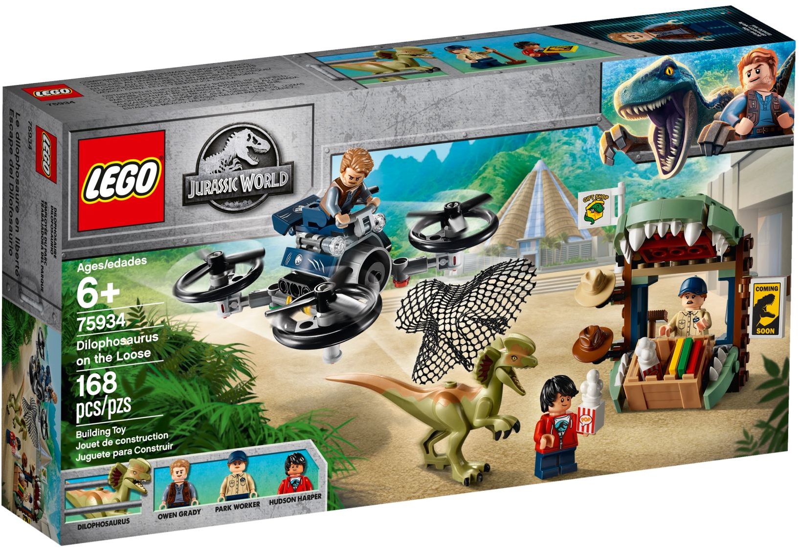 LEGO 75934 Dilophosaurus on the Loose Dinosaur Playset - SuperSaverAU - view 1