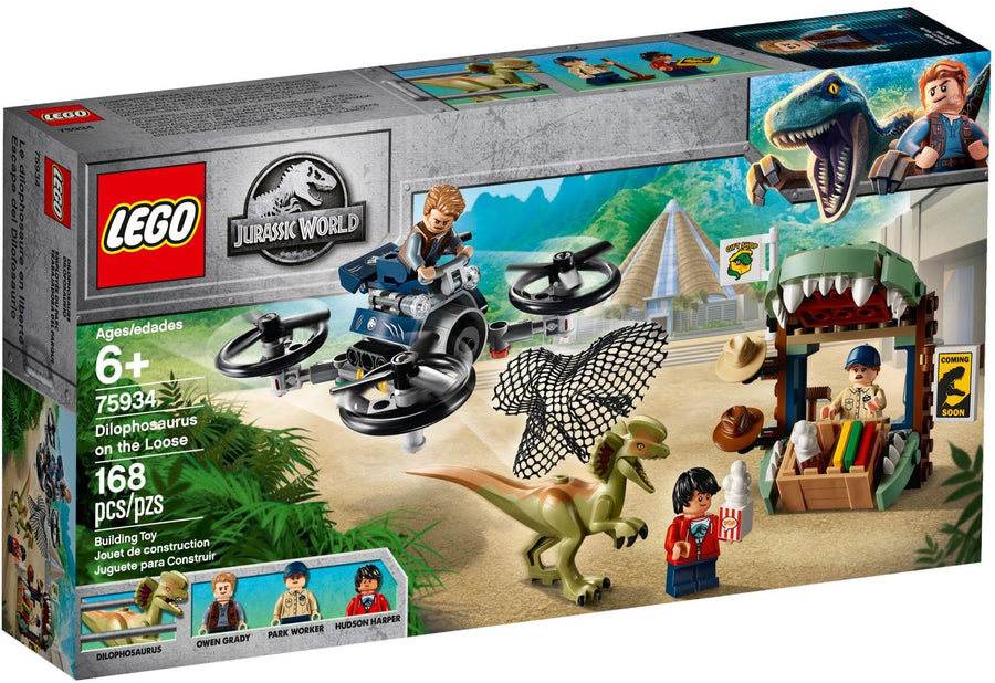 LEGO 75934 Dilophosaurus on the Loose Dinosaur Playset - SuperSaverAU - view 1