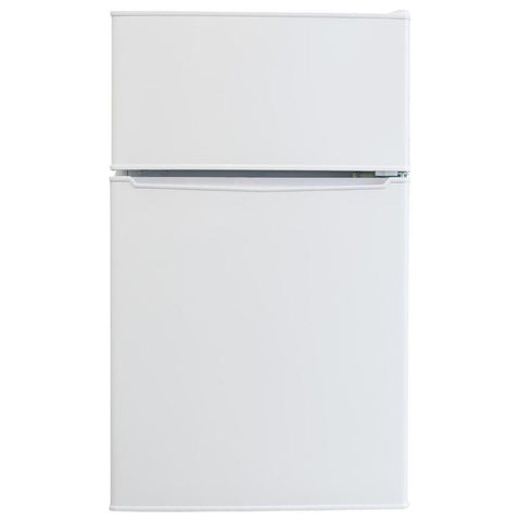 Eurotech 85L Top Mount Bar Fridge - White - Reversible Door - Crisper Drawer - ED-RF87WH-2