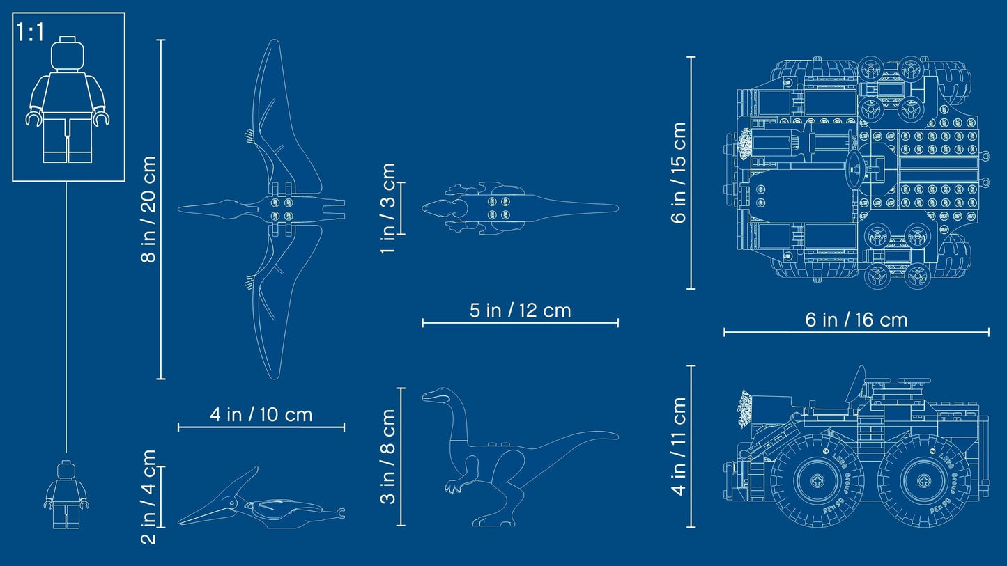LEGO 75940 Jurassic World Gallimimus & Pteranodon Breakout