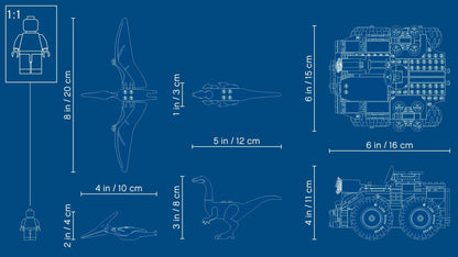 LEGO 75940 Jurassic World Gallimimus & Pteranodon Breakout