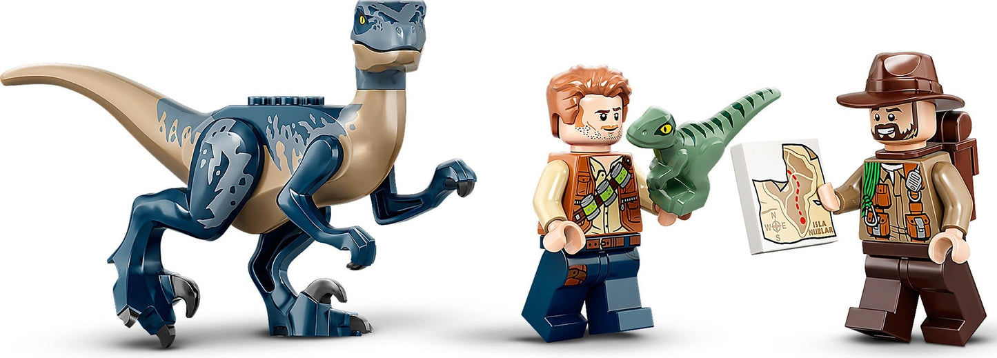 LEGO Jurassic World 75942 4+ Velociraptor: Biplane Rescue Mission Dino Toys- Auzzi Store