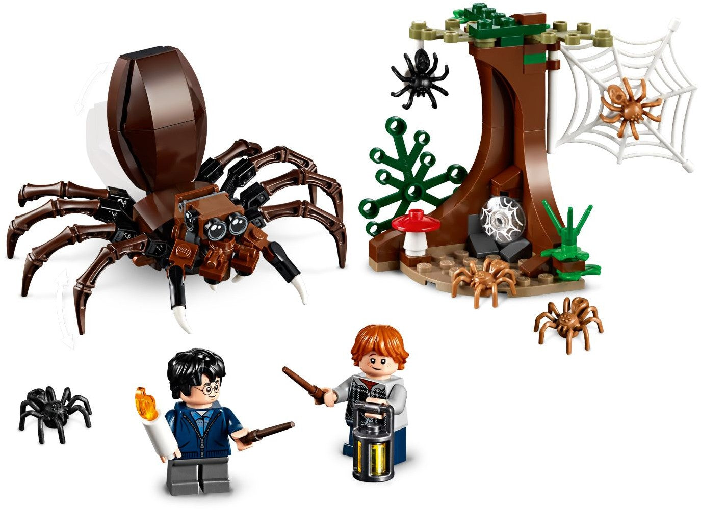 LEGO 75950 Aragog's Lair: Forbidden Forest Spider Showdown - SuperSaverAU - view 2
