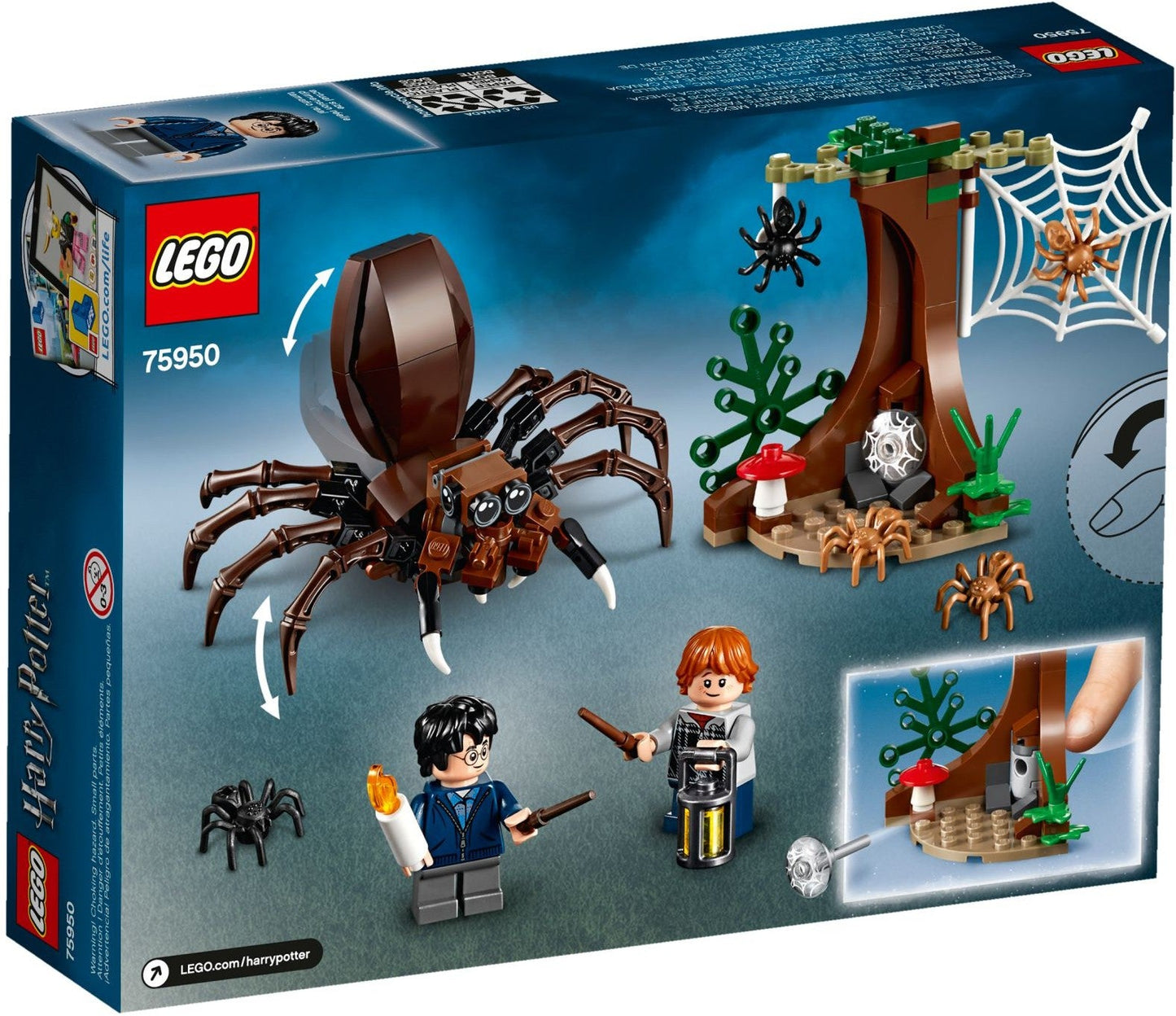 LEGO 75950 Aragog's Lair: Forbidden Forest Spider Showdown