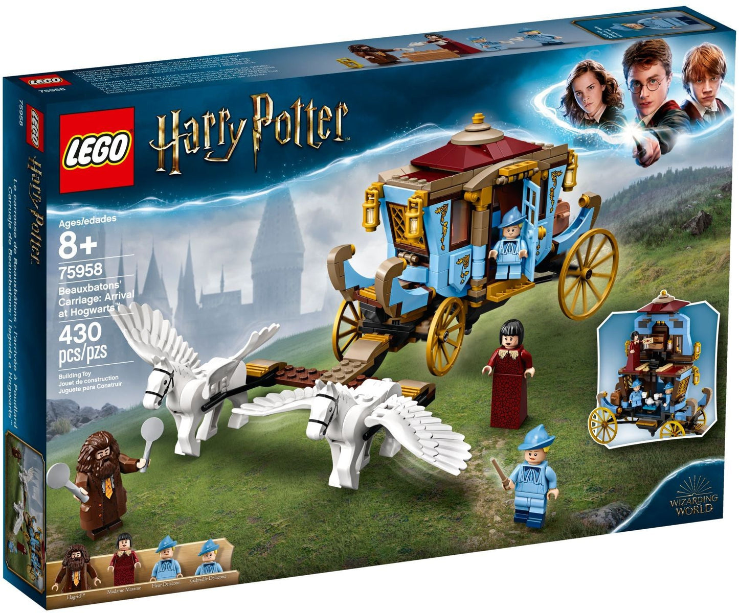 LEGO 75958 Harry Potter Beauxbatons' Carriage: Arrival at Hogwarts- Auzzi Store