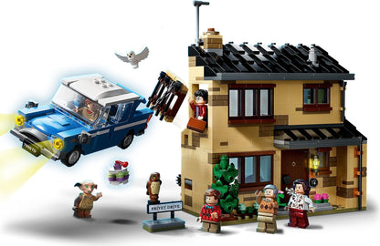 LEGO 75968 Harry Potter 4 Privet Drive House Ford Anglia Dobby Dursley Family- Auzzi Store