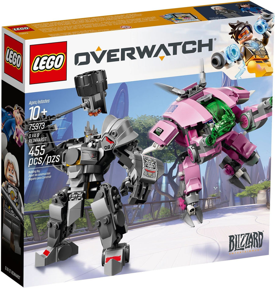 LEGO 75973 D.Va & Reinhardt Overwatch Mech & Armor Set - SuperSaverAU - view 1