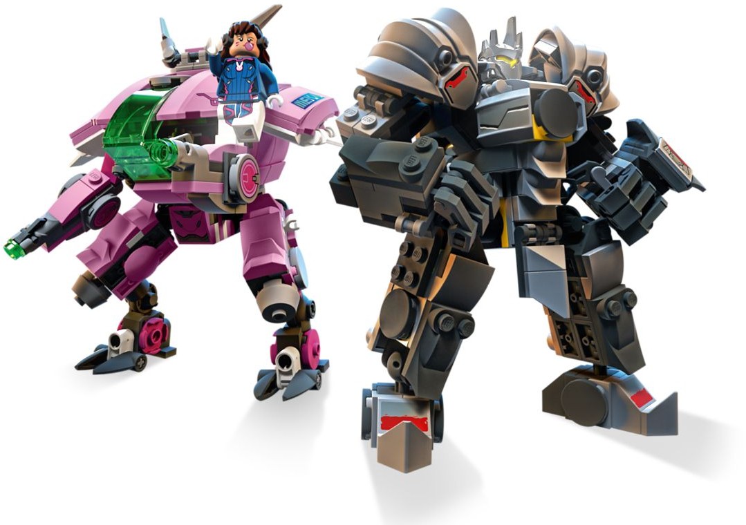 LEGO 75973 D.Va & Reinhardt Overwatch Mech & Armor Set - SuperSaverAU - view 2