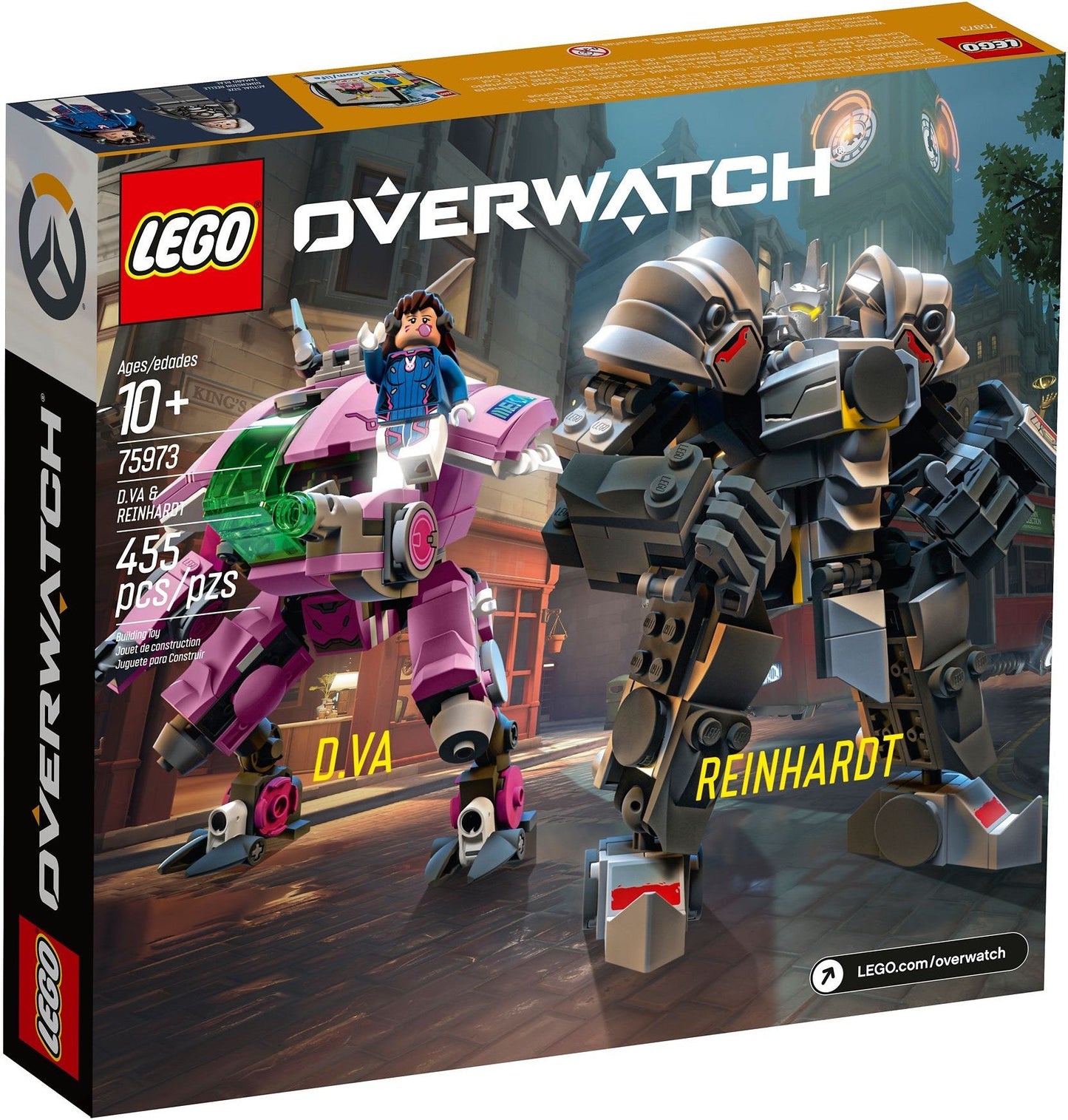 LEGO 75973 D.Va & Reinhardt Overwatch Mech & Armor Set