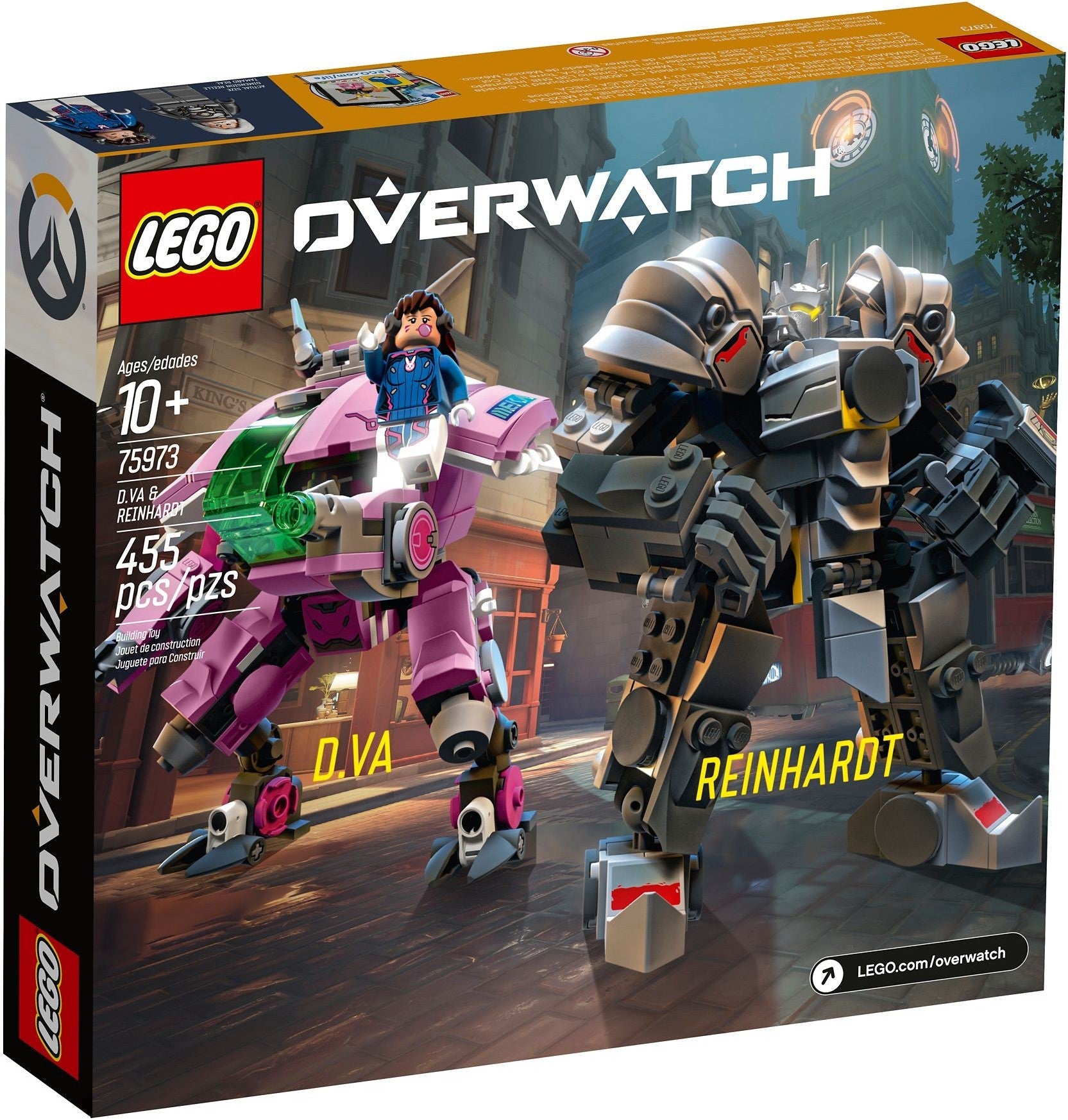 LEGO 75973 D.Va & Reinhardt Overwatch Mech & Armor Set - SuperSaverAU - view 4