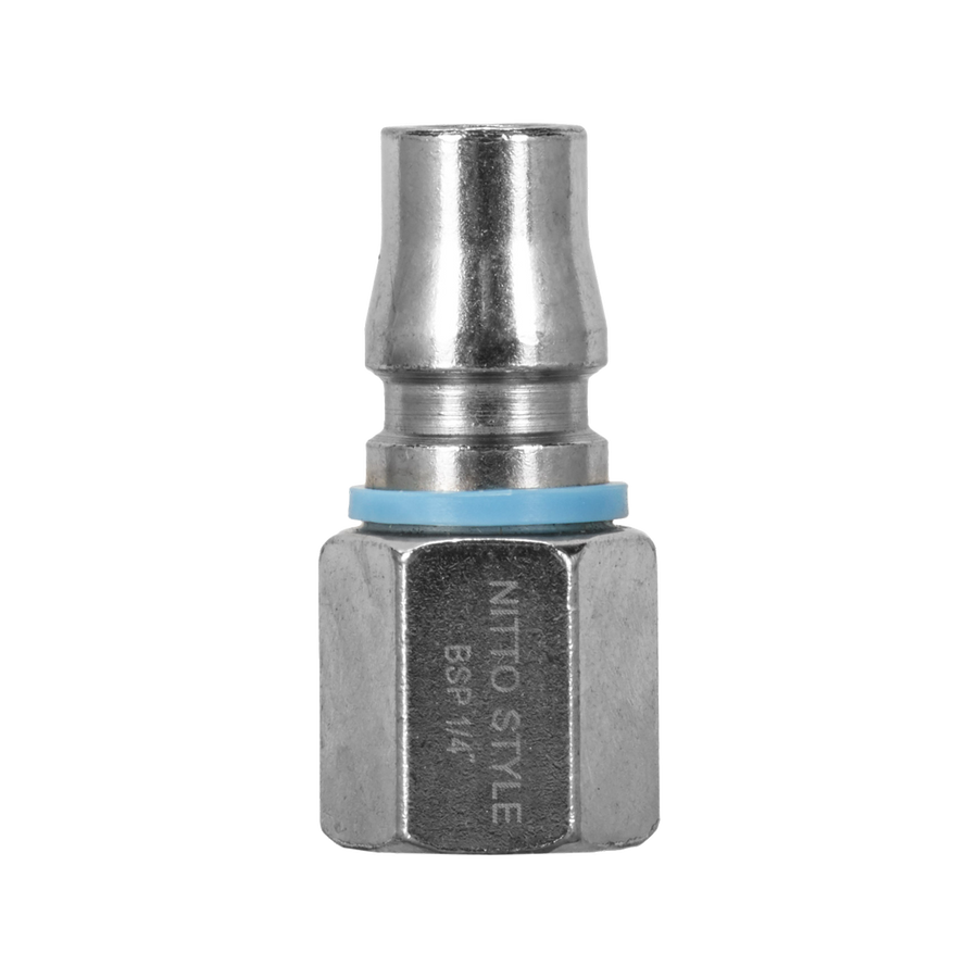 Powerfit Nitto Style Female Plug - 1/4" - Steel - 150PSI - SuperSaverAU - view 1