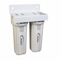 Stefani Twin Stage Undersink Water Filtration System 240mm - Lead Free - Compact Design - Dual-Stage Filtration - SuperSaverAU - view 2