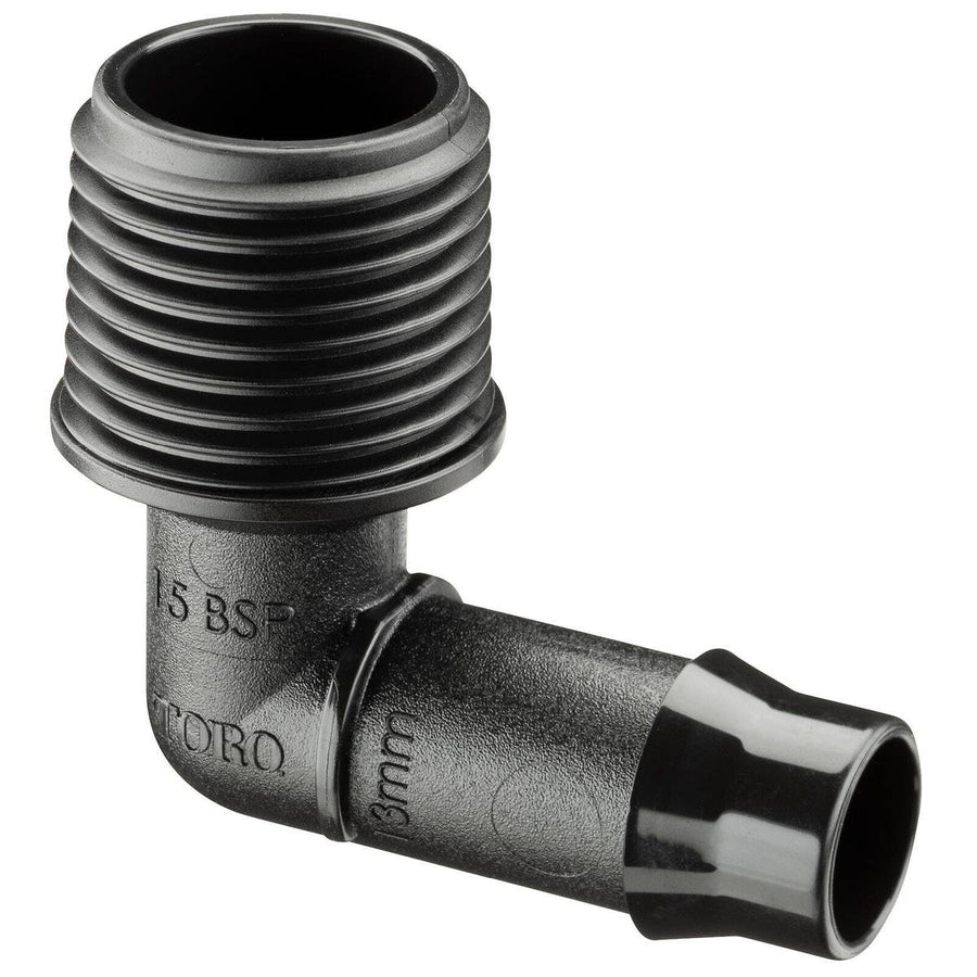 Toro Barbed Male Elbow - 13 x 15mm - Single - Irrigation Connector - SuperSaverAU - view 1