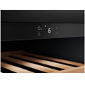Vintec 35 Bottle Single Zone Wine Fridge - Black, UV-Protected Glass Door, UV-Free LED Lighting - VWS830FAS-X