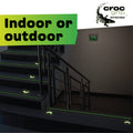 Croc Grip Glow-in-the-Dark Anti-Slip Grit Strips, 9 Pack