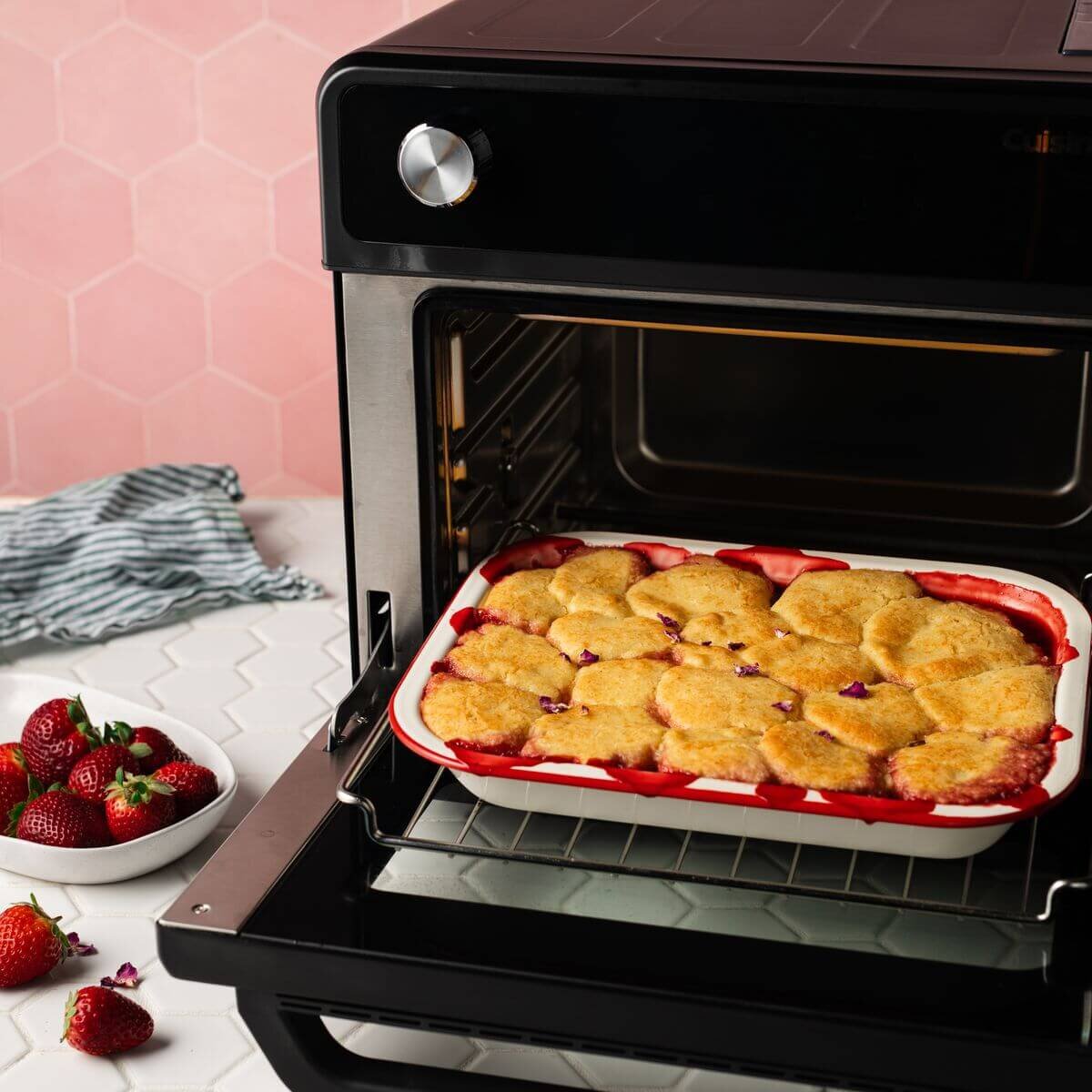 Cuisinart Gourmet Pro Multifunctional Toaster Oven 20L - Air Fry, Steam, Convection - CSO-500NXA