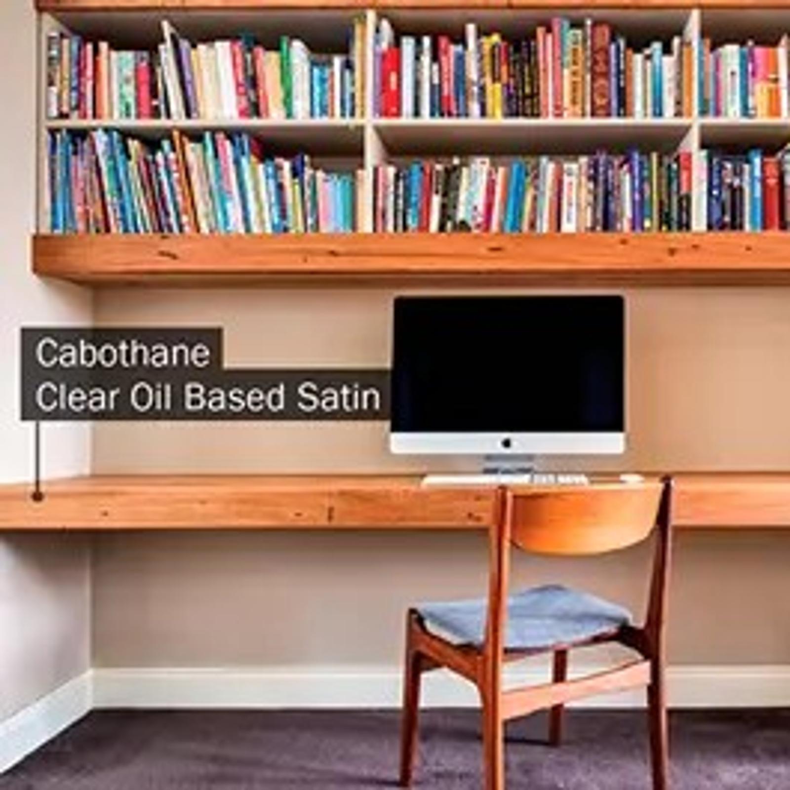 Cabot's Cabothane Clear Oil Based Satin Polyurethane Varnish 250ml - UV Resistant, Waterproof Interior Finish