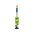 Pro Renovator Wall Paint Brush 25mm Synthetic Filament Raw Timber Handle