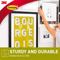 Command Large Metal Universal Picture Hanger - Adhesive, Damage-Free