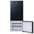 Haier 433L Bottom Mount Fridge - Black, 8 Star Energy, Reversible Door, Humidity Zone - HRF420BEC