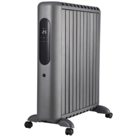 Ausclimate SmartEnclosure Large+ 11 Fin 2400W Oil Filled Heater - Wi-Fi Control - Charcoal - ACOC2411