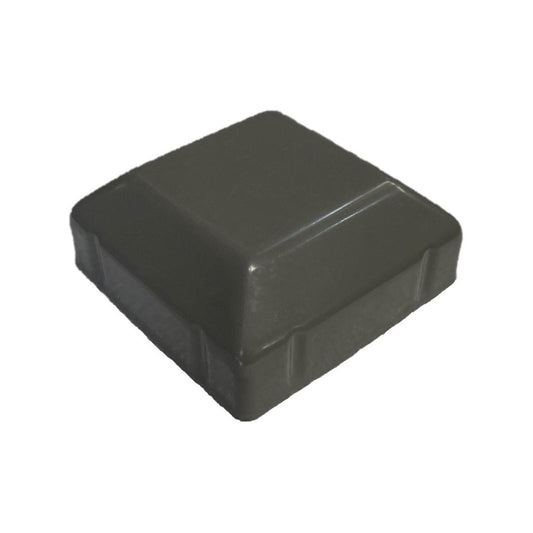 Australian Handyman Supplies Steel Fence Post Cap 50 x 50mm - Woodland Grey - Durable - Easy Installation