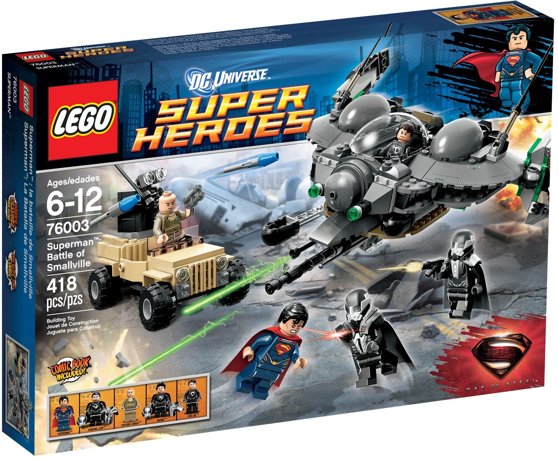 LEGO 76003 Super Heroes Superman: Battle of Smallville- Auzzi Store