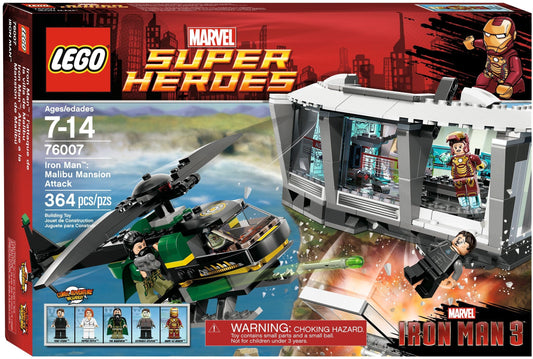 LEGO 76007 Super Heroes Iron Man Malibu Mansion Attack- Auzzi Store
