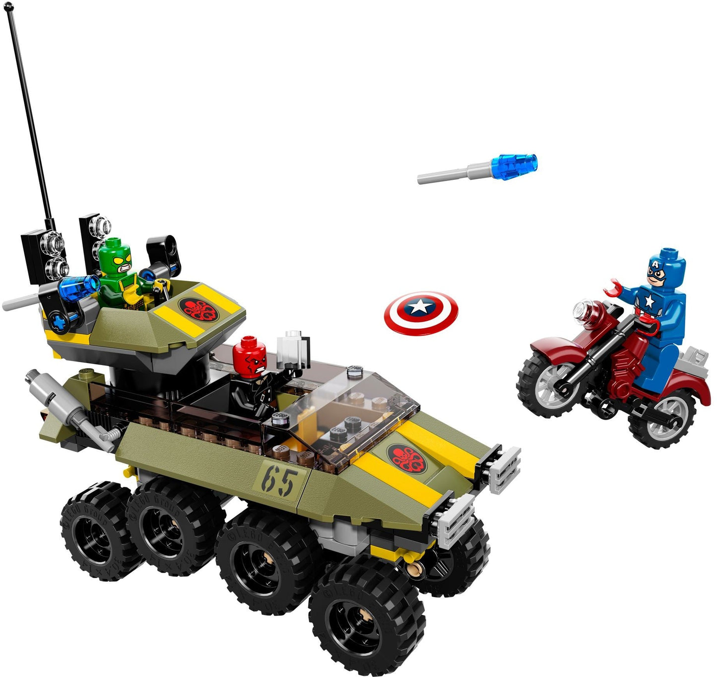LEGO 76017 Captain America vs. Hydra - Red Skull Showdown