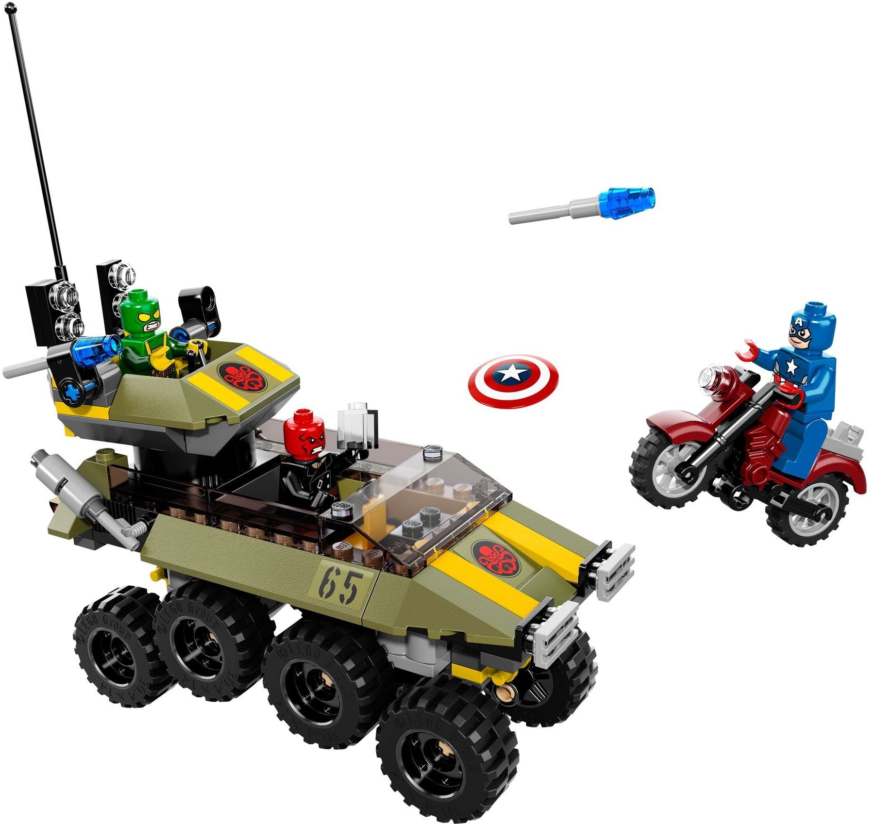 LEGO 76017 Captain America vs. Hydra - Red Skull Showdown - SuperSaverAU - view 4