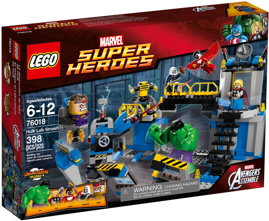 LEGO 76018 Hulk Lab Smash: AIM vs. Avengers - SuperSaverAU - view 1