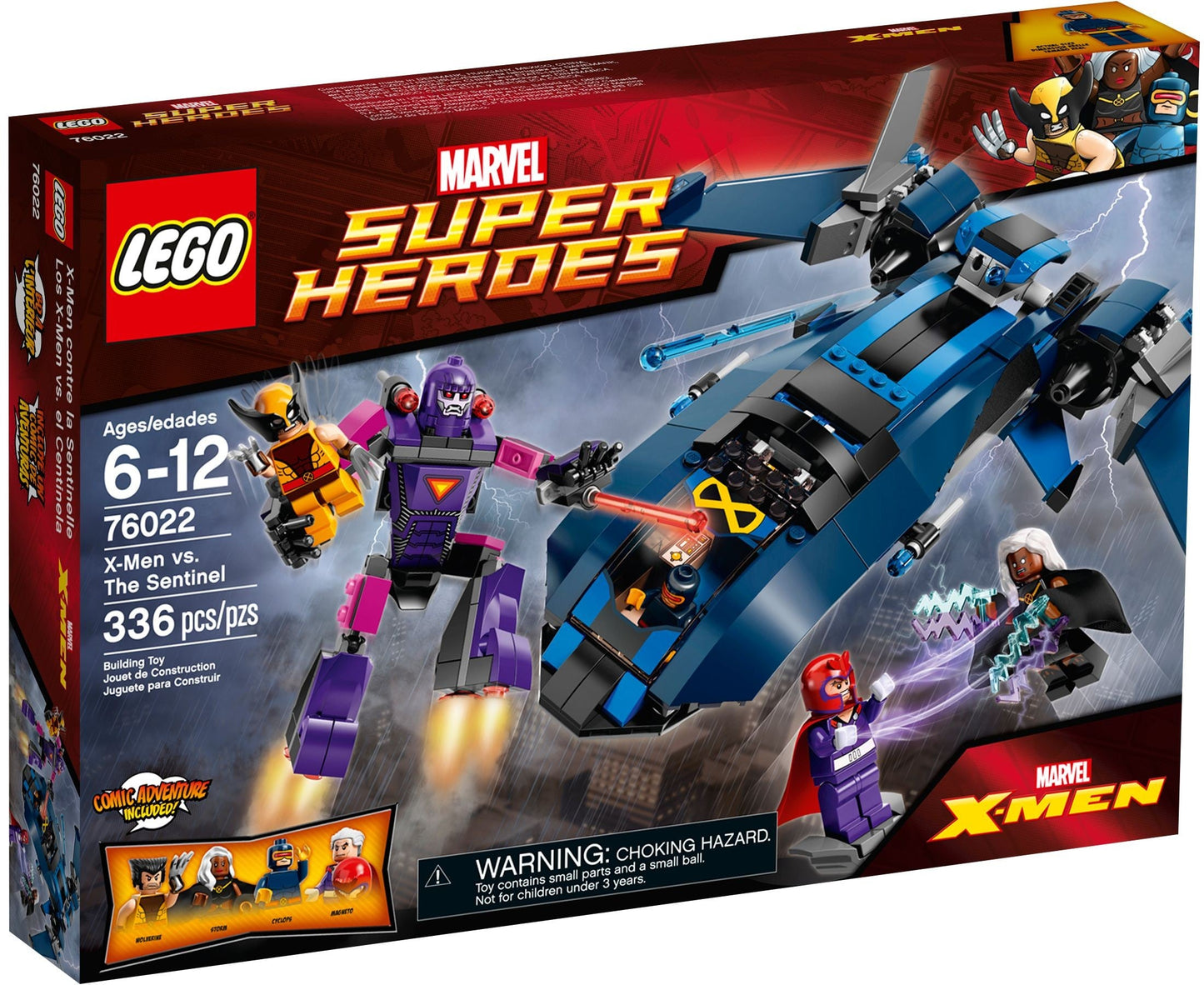 LEGO 76022 X-Men vs. Sentinel Blackbird Jet