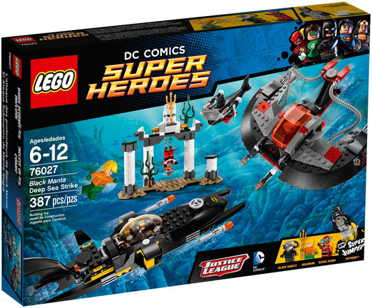 LEGO 76027 Super Heroes Black Manta Deep Sea Strike Building Set- Auzzi Store