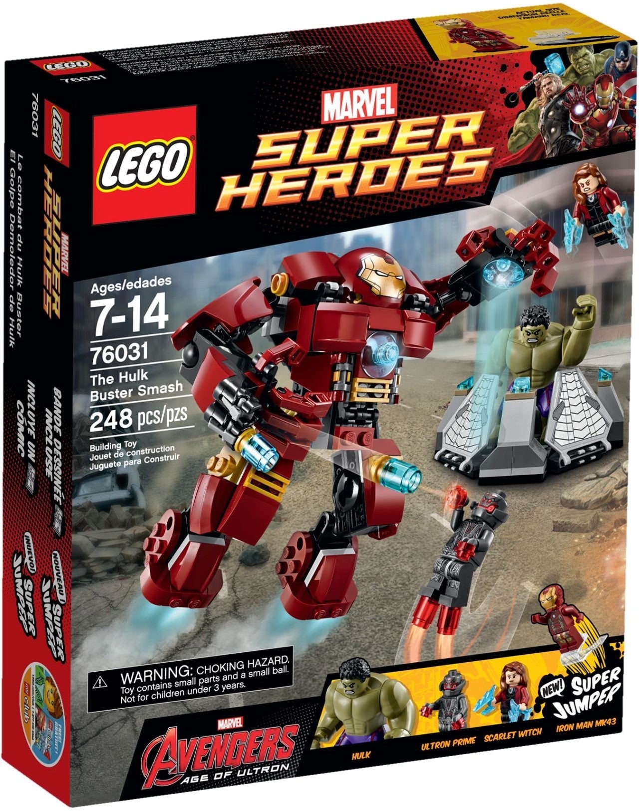 LEGO 76031 Marvel Super Heroes The Hulk Buster Smash- Auzzi Store