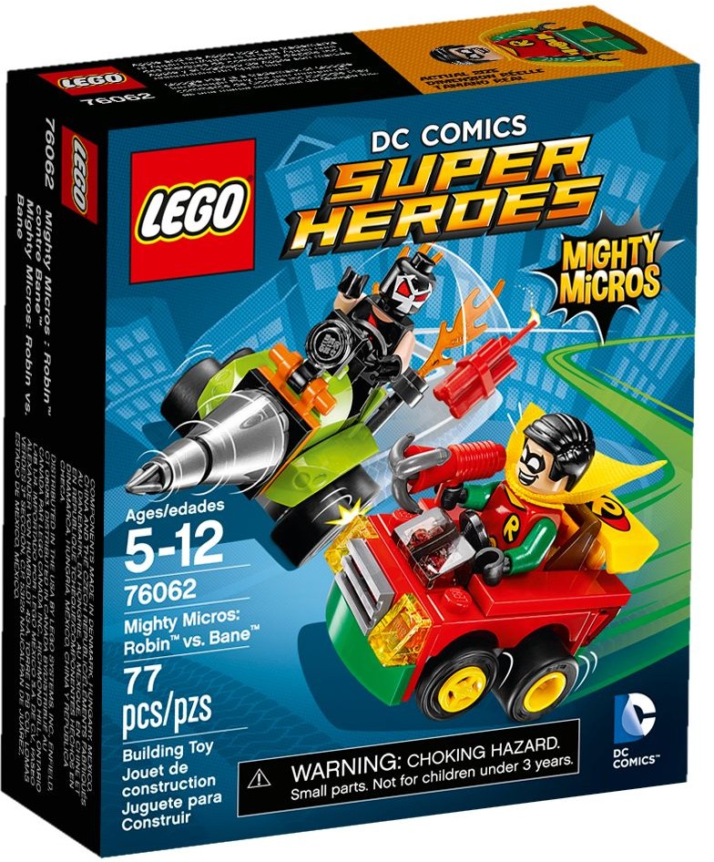 LEGO DC Comics Super Heroes Series Mighty Micros: Robin vs. Bane 76063- Auzzi Store