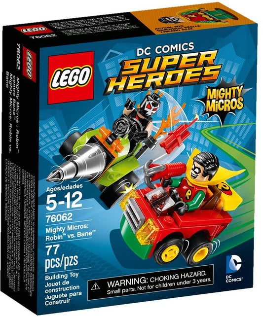 LEGO DC Comics Super Heroes Series Mighty Micros: Robin vs. Bane 76063- Auzzi Store