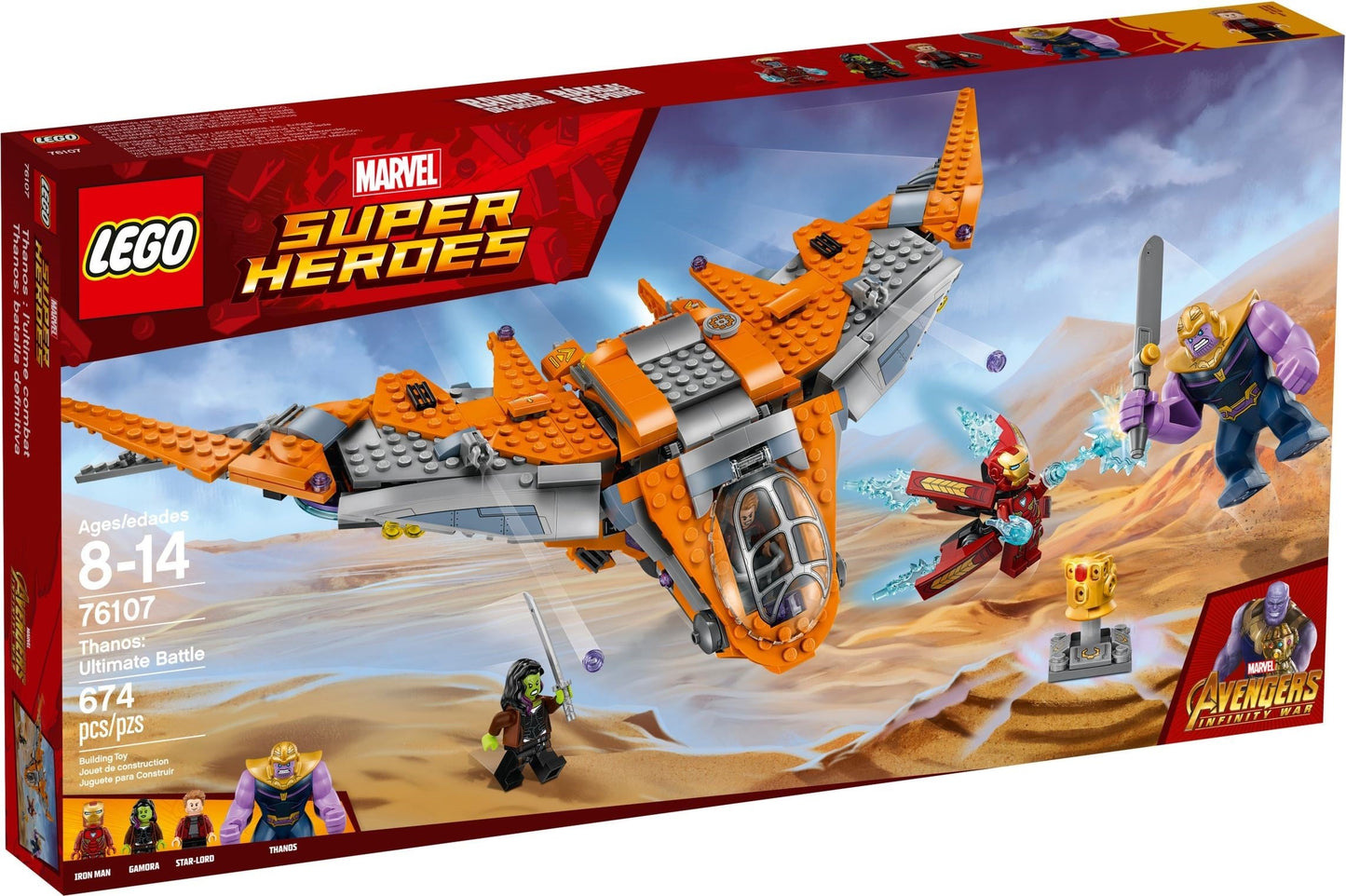 LEGO 76107 Super Heroes Thanos: Ultimate Battle- Auzzi Store
