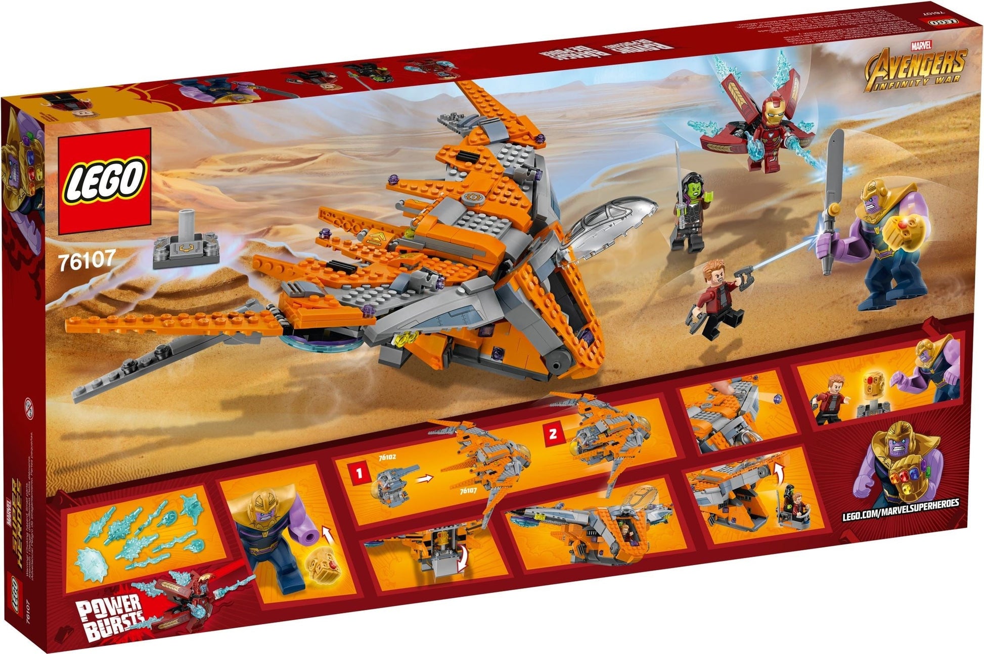 LEGO 76107 Super Heroes Thanos: Ultimate Battle- Auzzi Store