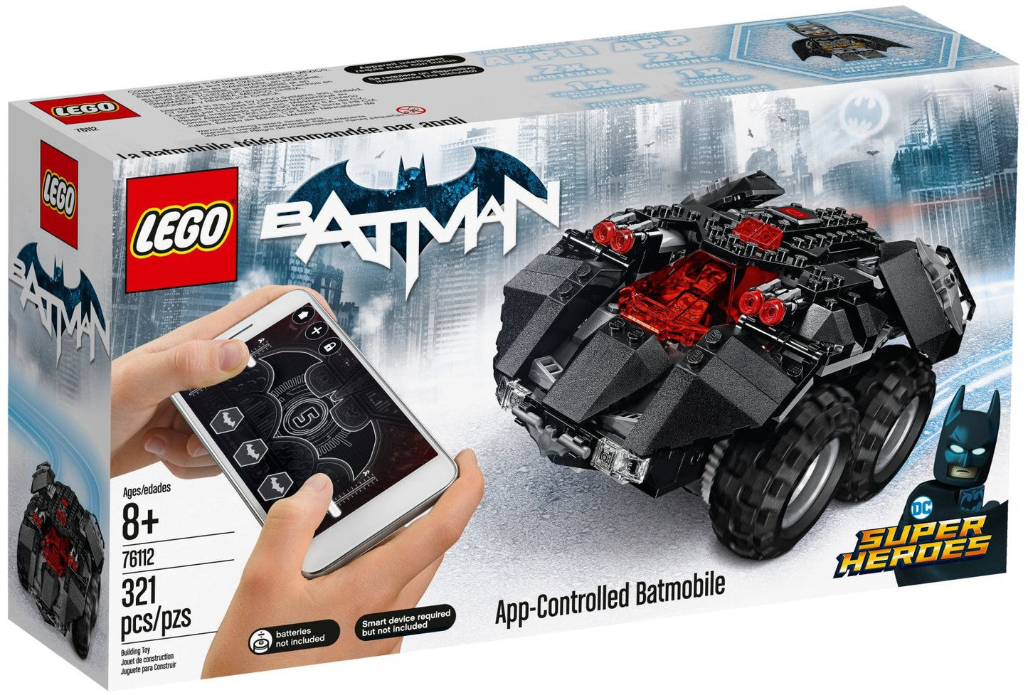 LEGO 76112 Super Heroes App-Controlled Batmobile- Auzzi Store