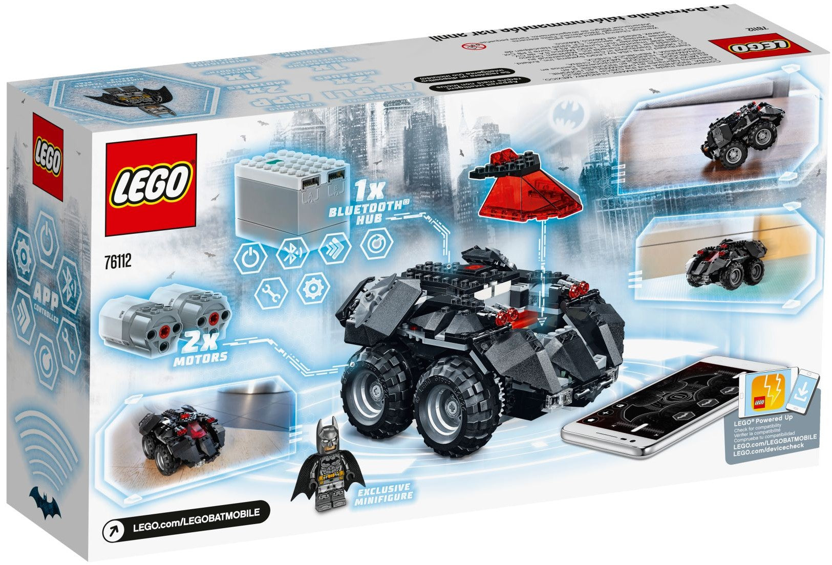 LEGO 76112 Super Heroes App-Controlled Batmobile- Auzzi Store