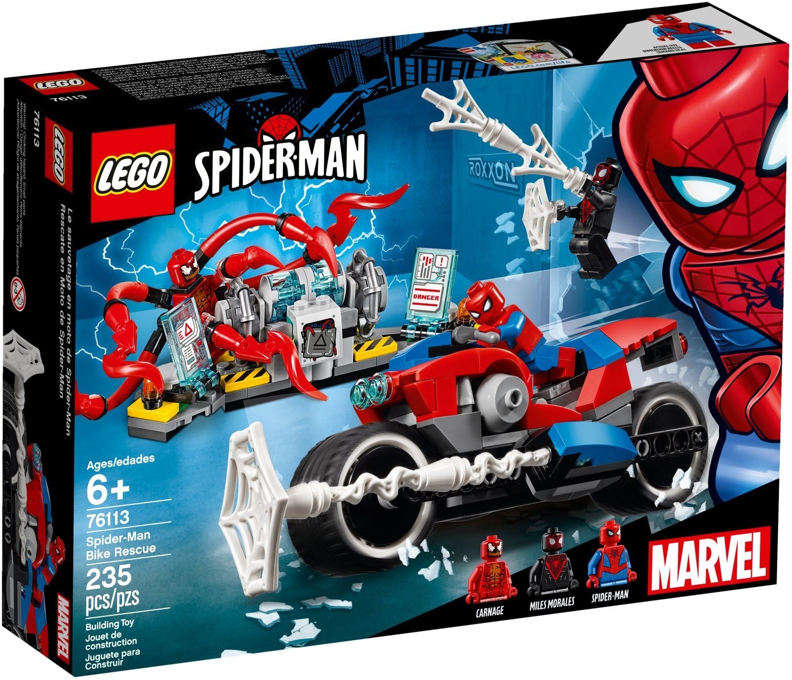LEGO 76113 Spider-Man vs. Carnage Bike Rescue - SuperSaverAU - view 1