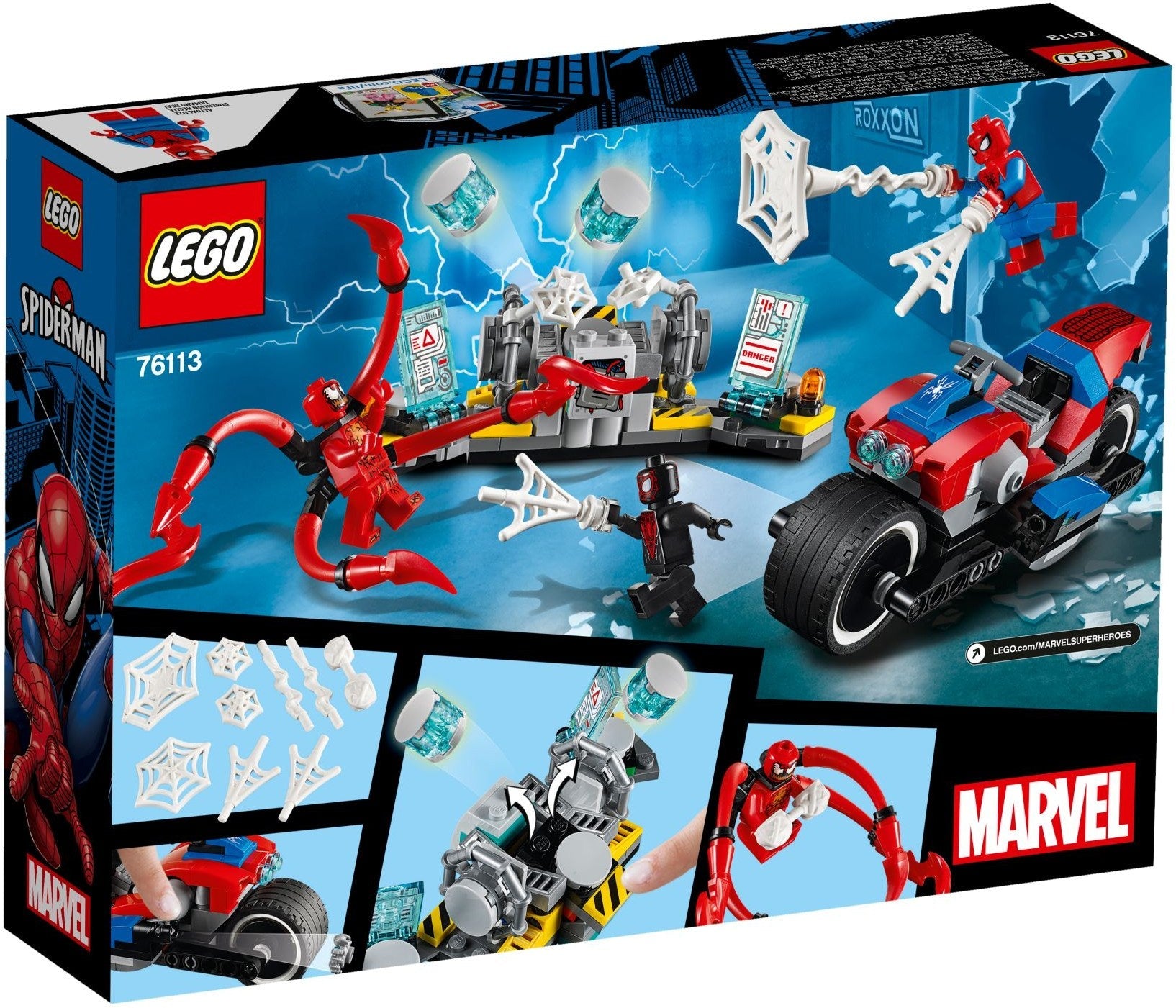 LEGO 76113 Spider-Man vs. Carnage Bike Rescue - SuperSaverAU - view 4